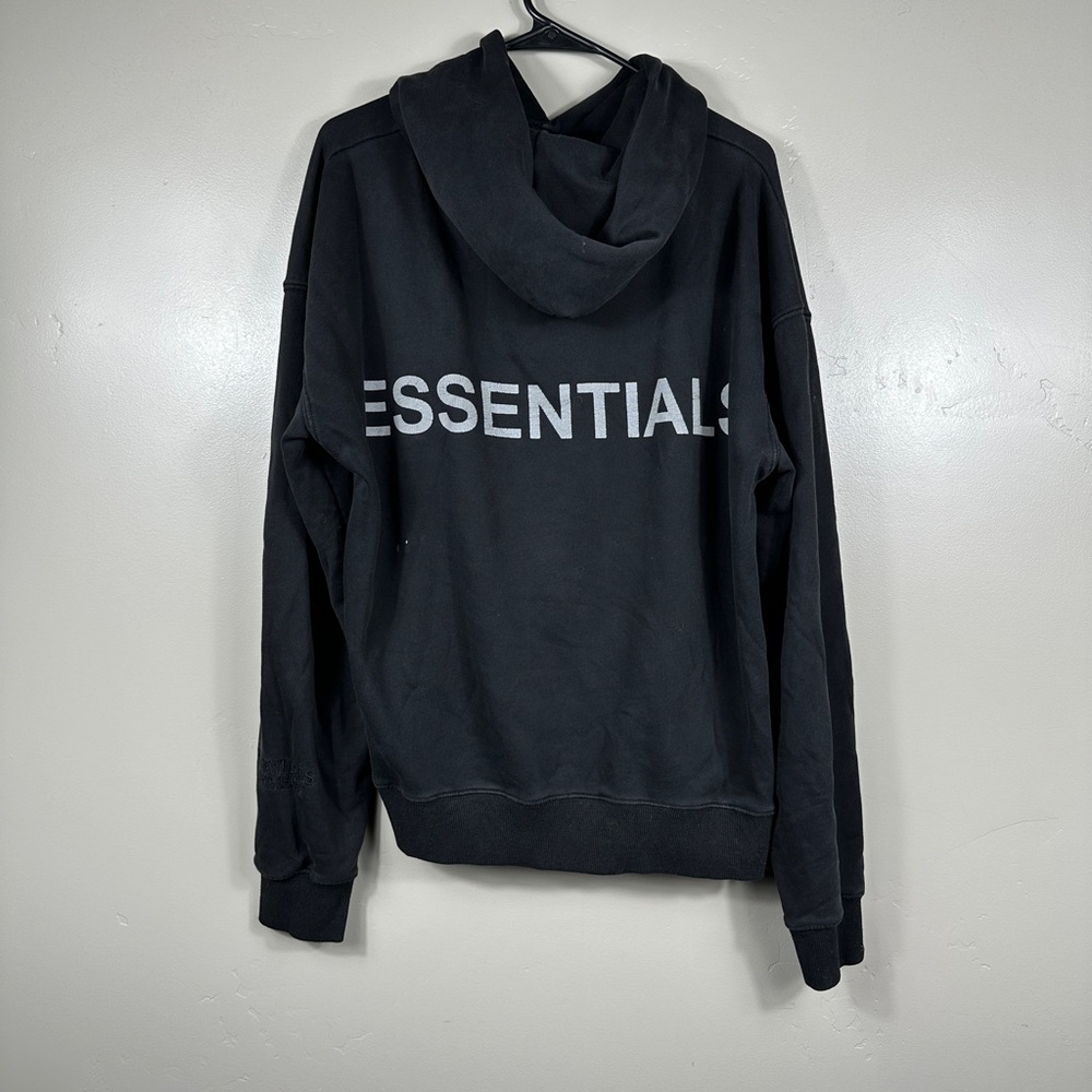 Essentials Fear of God 3M logo Pullover Hoodie in Black Size Small - Picture 1 of 8